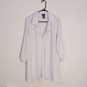 Soho White Open Front‎ Blazer